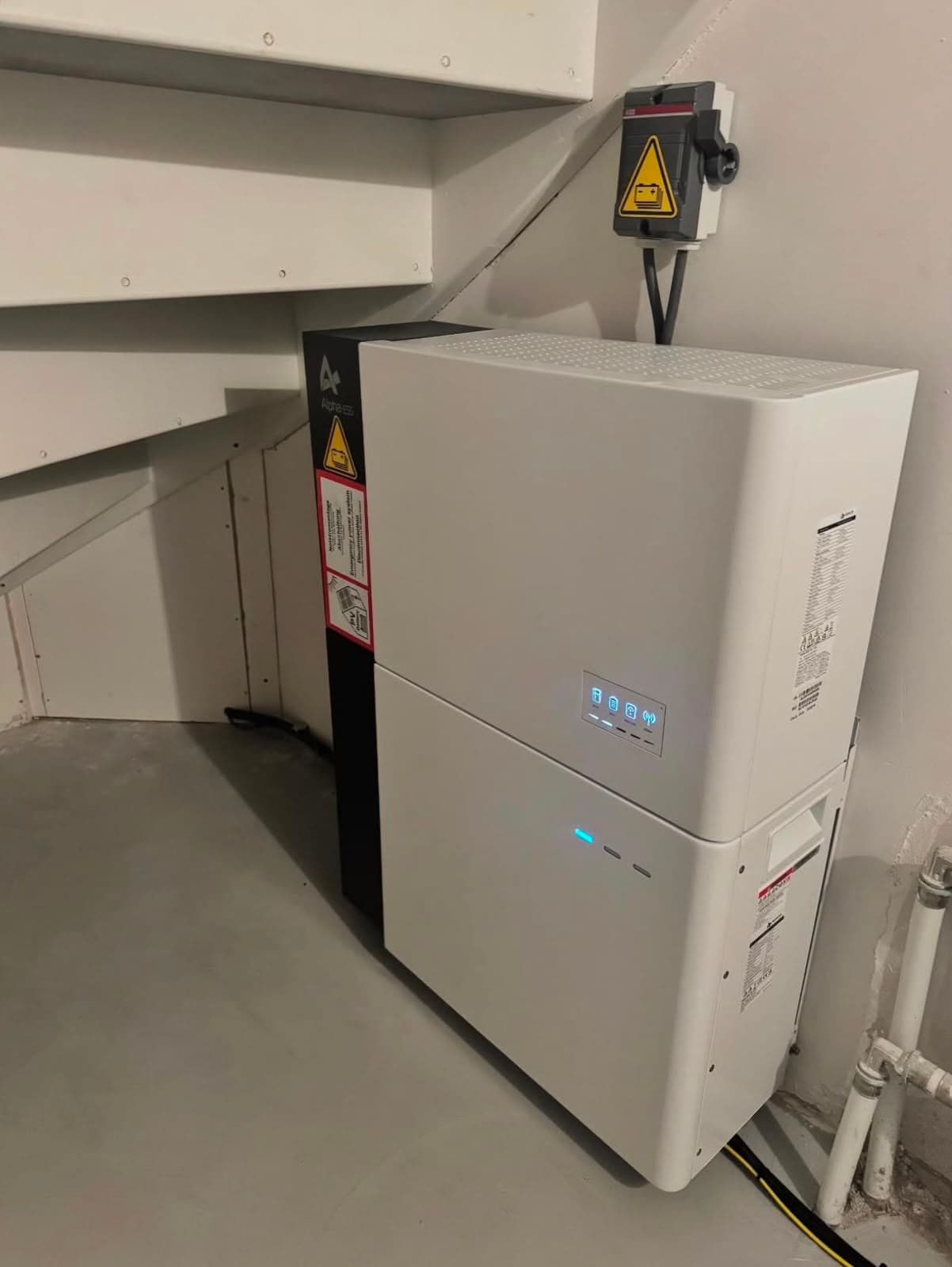 AlphaESS thuisbatterij geïnstalleerd bij een particuliere woning