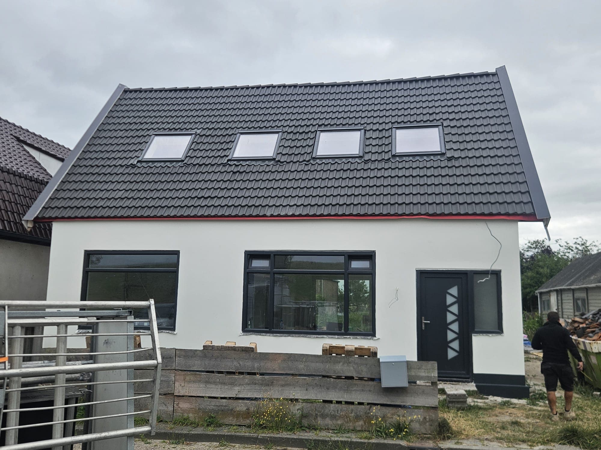 Dakrenovatie in uitvoering